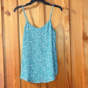 Green Floral Tank
